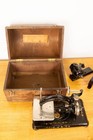 1863 Willcox And Gibbs Sewing Machine With Motor  Pedal  And Carry Case
