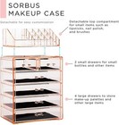 Acrylic Cosmetic Makeup And Jewelry Storage Case Display Drawers Space Saver