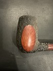Jarl Tobacco Smoking Estate Pipe  1627 Burl Rusticated Made In Denmark Vintage