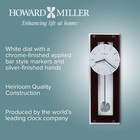 Howard Miller Emmett Wall Clock Ii  Espresso Finish - Silver Finished Pendulum  