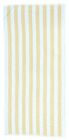 3 Piece - Hotel Spa Pool Beach Towels 100  Ring Spun Cotton Yellow white Striped