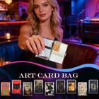 2026 Vintage-style Versatile Card Cash Case  Metal Cigarette Case With Easy Snap