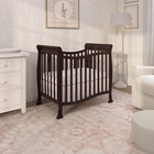 Dream On Me Violet 4-in-1 Convertible Mini Baby Crib In Espresso  Pinewood  1   