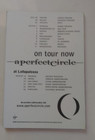 A Perfect Circle - Thirteenth Step - Promotional Sticker - Brand New
