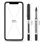 Deli 8pcs Gel Pen 0 5mm Black Ink  Ballpoint Pen Signature Pen Office Stationery