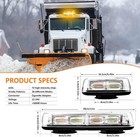 72 Led Roof Top Strobe Beacon Light Bar For For Tow Trucks  Snow Plows  Vehicles