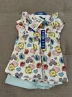 Sesame Street 4 Piece Dress Baby Girl 12 M White Pink