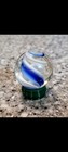 Handmade Art Glass Marble  Contemporary  Unsigned  31 32  Wet Mint 