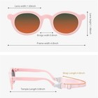 Baby Sunglasses 100  Uv Proof Sunglasses Protection Baby toddler  0-2 Years Pink