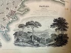 Antique Naples Map 1835  S d u k  Map Original  almost 200 Years Old 