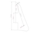 Lp Guitar Pickguard With Steel Bracket And Steel Screws Fits Usa Les Paul