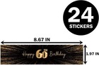 60th Birthday Water Bottle Labels  60th Birthday Party Water Bottle Labels For 6