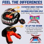 Oral Mart Flag Football Mouth Guard  fierce Bear  With 3d Lipfit Design- No Boil