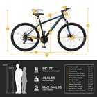 27 5 Inch Mountain Bike With 21-speed dual Disc Brake adjustable Seat