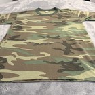 Vintage 1980s Rothco Woodland Camouflage Green Brown Army Hunting Camo Unisex Xl