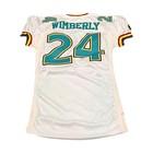 Marcus Wimberly Memphis Maniax 2001 Game Used Away Jersey Size 48  2