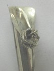 Gorgeous Vintage Sterling Silver Posy Flower Holder Brooch Pin Vase Marked 925
