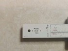 Vintage Pickett Model N 1010-t Trig Trigonometry Slide Rule White W Leather Case