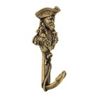 Pirate Wall Hook Solid Brass Coat Hat Towel Hook Nautical Vintage Heavy