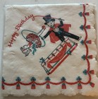 Vintage Magician Birthday Luncheon Napkins Nos Unopened Package Of 20