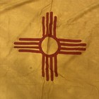 Vintage New Mexico State Flag 3x5 Cotton Storm King Collegeville Flag Company 