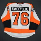 2015-16 Chris Vandevelde Philadelphia Flyers Game Used Worn Hockey Nhl Jersey