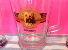 Golden Boy Extra Stout Gander Mountain Glass Pitcher W  2 Stein Glasses
