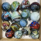 16x D a s  Mixed Runs Marbles Oxblood Adventurine   Blemished Beauties  Mm8