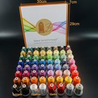 New Brothread 64 Spools 1000m 1100y Polyester Embroidery Machine Thread Kit