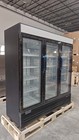 72  Commercial Display Refrigerator 3 Glass Door Reach-in Merchandiser - Dent