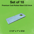 Long Steel Tabs  Thick Tabs 2 1 2  X 1  X 5 32 mounting Brackets  Rzr