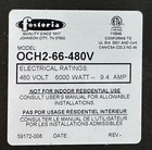 Fostoria Och2-66-480v Outdoor Trimline Infrared Heater 6000w 480v Nob