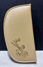 Vintage Austria Bonded Leather Travel Sewing Kit German Scissors Needles Case