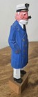 Vintage Hand Carved Wooden 12 Inch Folk Art Sailor Old Captain On Deck - Salty