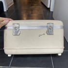 Vintage 1960s Airway Travel Train Suitcase Hard Case Reliable Luggage Co 