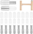 8pcs Shelf Pegs  1 4 X 0 98 Inch Cabinet Shelf Pins With 16 Anti-slip Silicone C