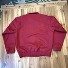Vtg Carhartt Red Jacket Windbreaker Bommber Lined Xl Collar Workwear