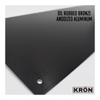 Kron Oil Rubbed Bronze Door Kick Plate 8   x34    Interior Exterior Commercial Grade