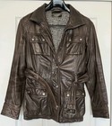 Vintage Women s Leather Jacket - Oakwood Golden Label Jacket - Brown - Small