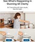 Eufy Indoor Cam E30 4k Uhd Security Camera Color Night Vision Pet baby Monitor