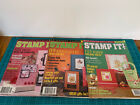Stamping   Papercraft Magazines Lot Of 7 Stamps  Templates  Papers  Ideas   More