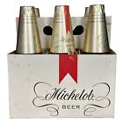 Michelob Beer Bottles-6 Sealed Display Only In Original 6-pack Carton-very Rare 