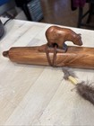 Native American Style Wooden Bear Flute Jonah Thompson Key Unknown