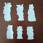 Vintage Embossed German Die Cut Scrap 1960 s Models Lot  5