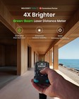 Mileseey S50 Green-beam Laser Distance Measure - 400ft Laser Measure P2p  Side-l