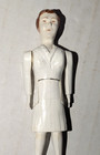 Vintage Renwal Doll House Nurse Jointed Figure No  43