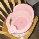 Pink   White Baby Bath Seat   Tub Ring Bath Tub Seat With Suction Cups