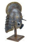 Scarce Heavy Original 17th Century Polish Hussar Lobster Tail Helmet C 1670