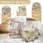 Vintage Winnie Nursery Hampers With Handles  The Pooh Storage Basket Decor  Winn