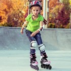 Juego De Patines Para Ni   as Ruedas En Linea Rosado Inline Roller Skates Pink New